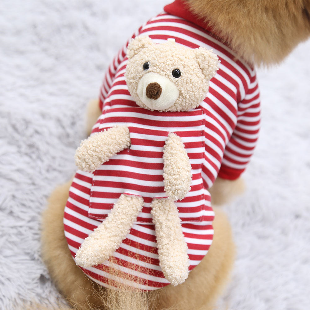Dog Sweatshirt with Teddy Bear - Cheepet