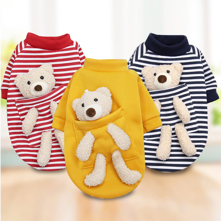 Dog Sweatshirt with Teddy Bear - Cheepet