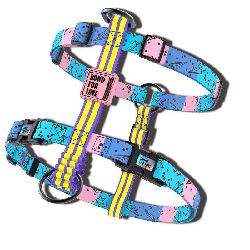 Pettorina "Wonderland" per Cani - Stile Accattivante e Massima Resistenza - Dog Moda
