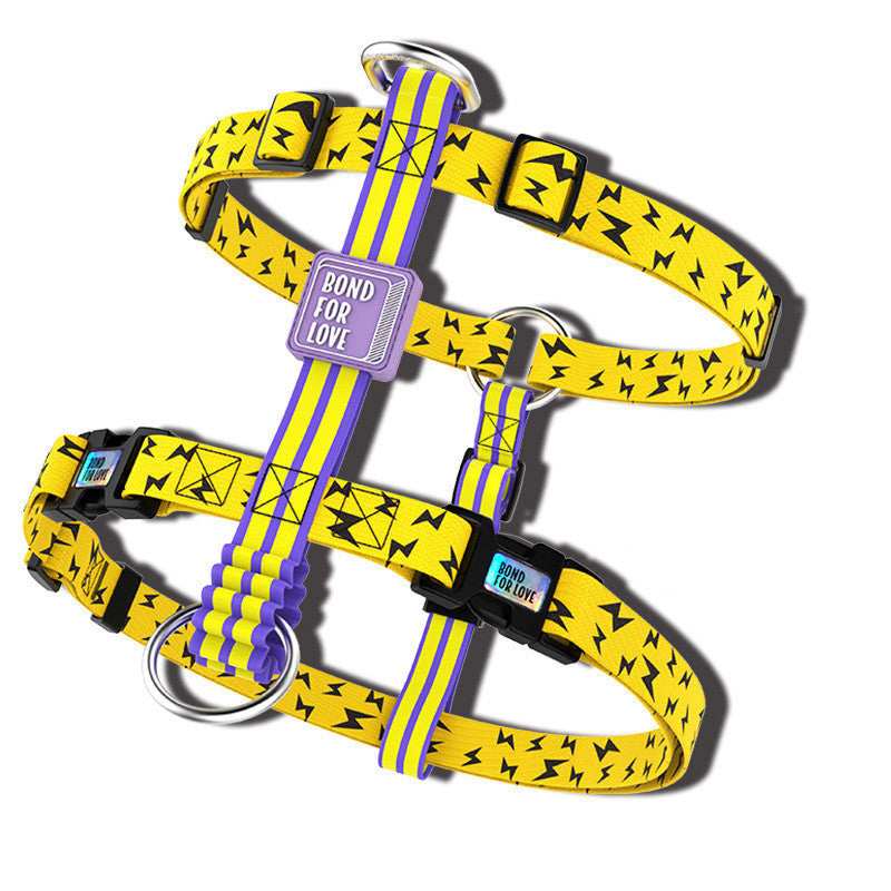 Pettorina "Wonderland" per Cani - Stile Accattivante e Massima Resistenza - Dog Moda