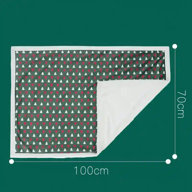 犬と猫用クリスマスベッド - クッション入りで暖かい