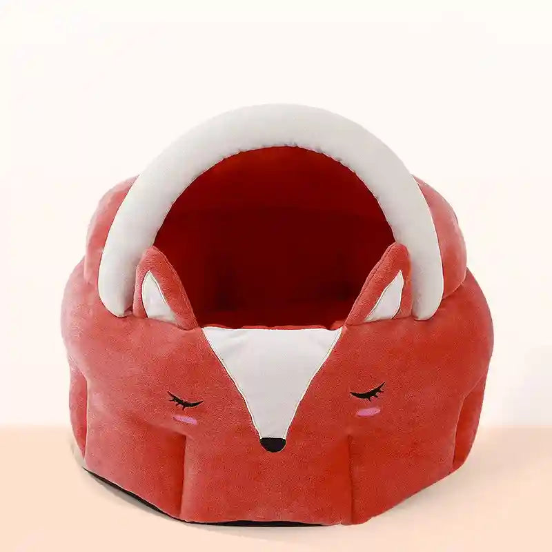 犬と猫用クリスマスベッド - クッション入りで暖かい