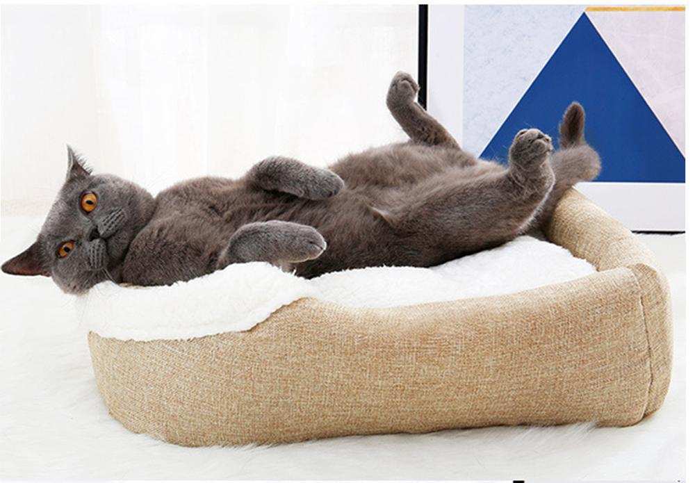 Casetta per Gatti Ripiegabile "Tempio delle Fusa" – Morbida, Accogliente e Versatile