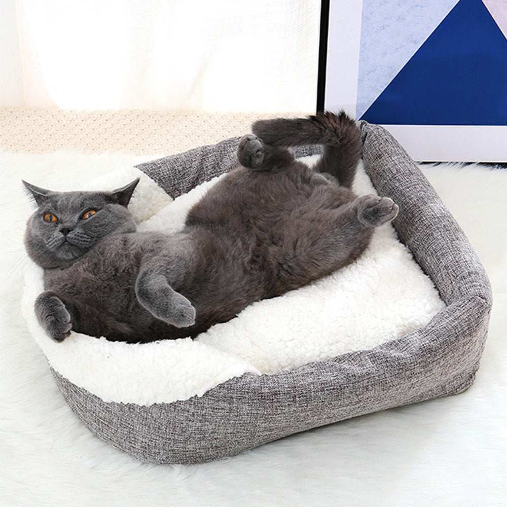 Casetta per Gatti Ripiegabile "Tempio delle Fusa" – Morbida, Accogliente e Versatile