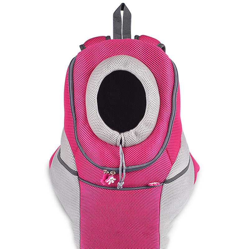 "Color Cruiser" small and medium sized dog carrier backpack