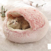 Cuccia Avvolgente "Comfort Ciambella" in Pile con Copertina - Dog Moda