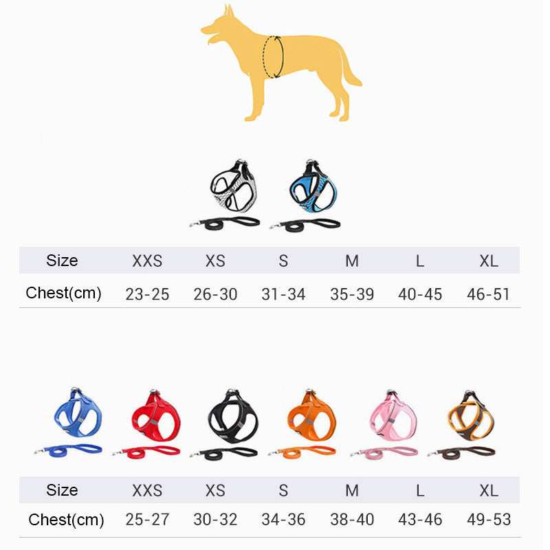 Pettorina per Cani Traspirante "Aria"