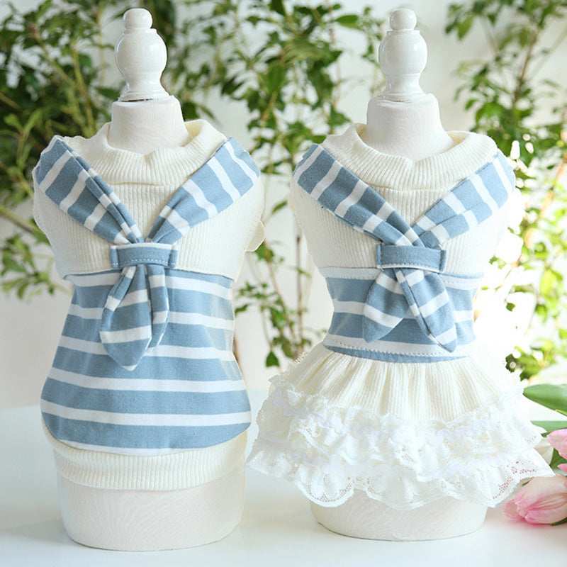 "Caramella" Cat Dress - Sweater or Dress with Skirt and Scarf