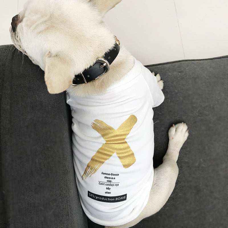 Maglia Coordinata Bomb Cane + Padrona – Con X Dorata sul Dorso by Dog Moda