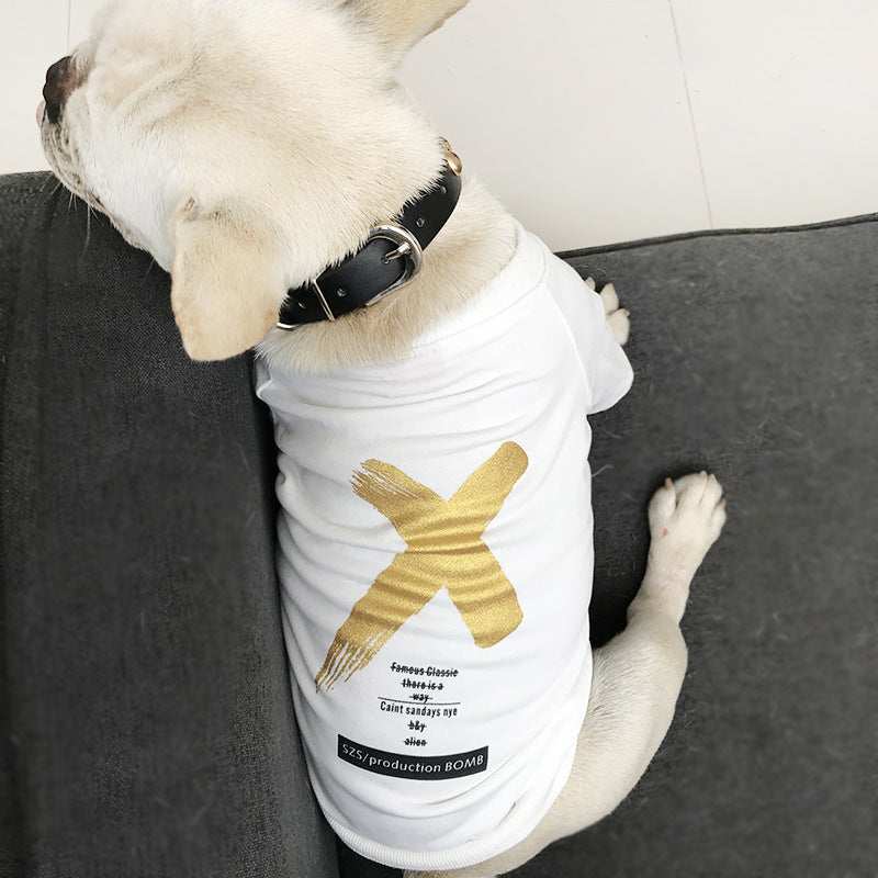 Maglia Coordinata Bomb Cane + Padrona – Con X Dorata sul Dorso