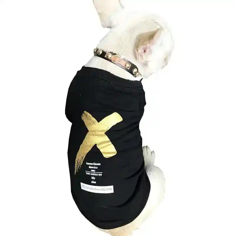 Maglia Coordinata Bomb Cane + Padrona – Con X Dorata sul Dorso by Dog Moda