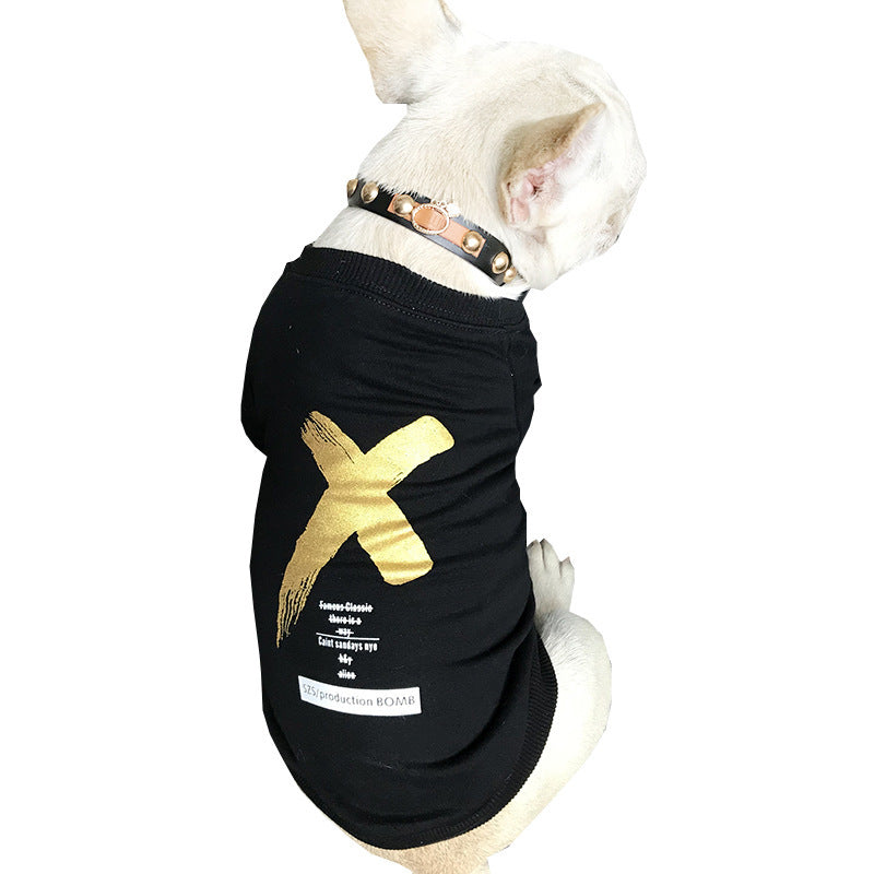 Maglia Coordinata Bomb Cane + Padrona – Con X Dorata sul Dorso