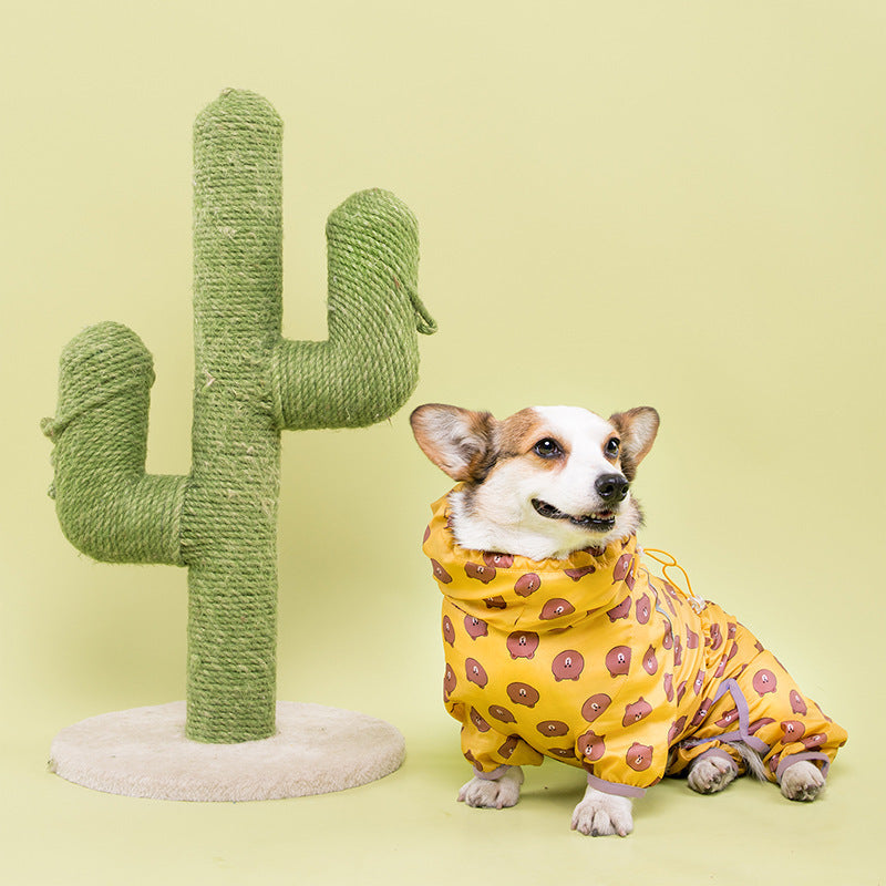 Raincoat for dogs, Gorgi and Golden Retriver "Polar Bear" - Captain