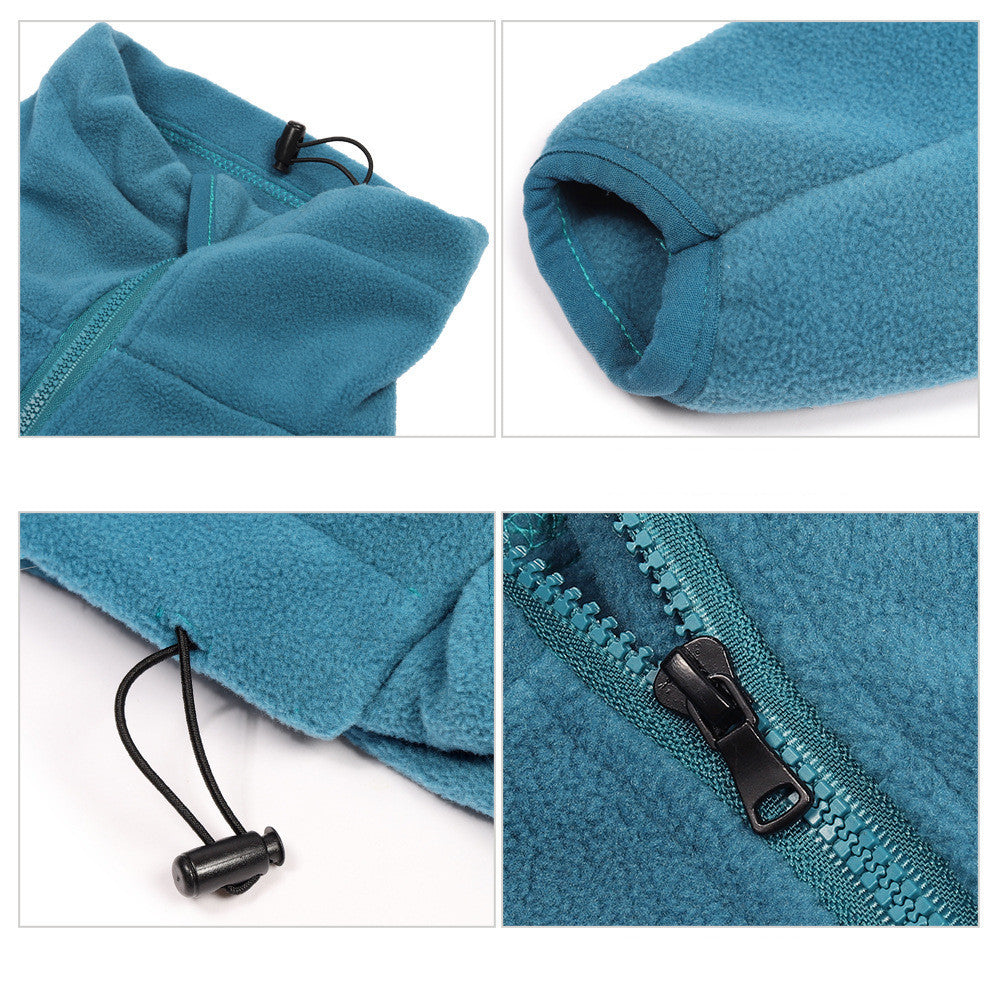 Trainingsanzug aus Polarfleece mit Reißverschluss