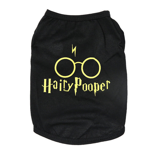 Maglietta per cani "Hairy Pooper" - Per gli amanti di Harry Potter