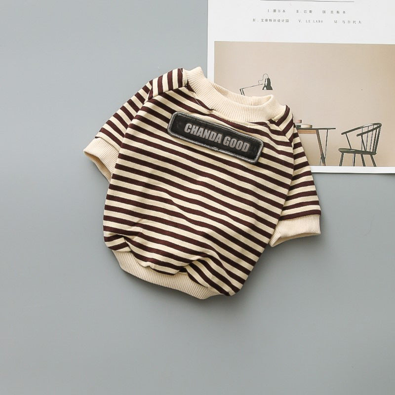 Striped T-Shirt for Small Dogs – Brand "Chanda Good"