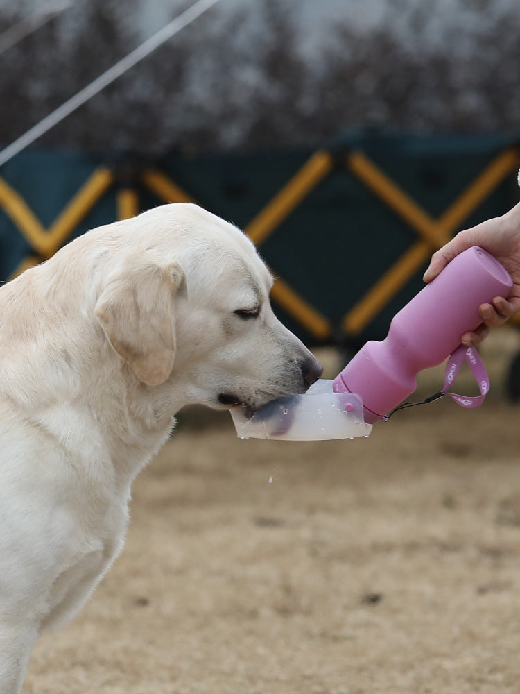 Borraccia Canina con Serbatoio Richiudibile - Idratazione Perfetta per il Tuo Cane Ovunque