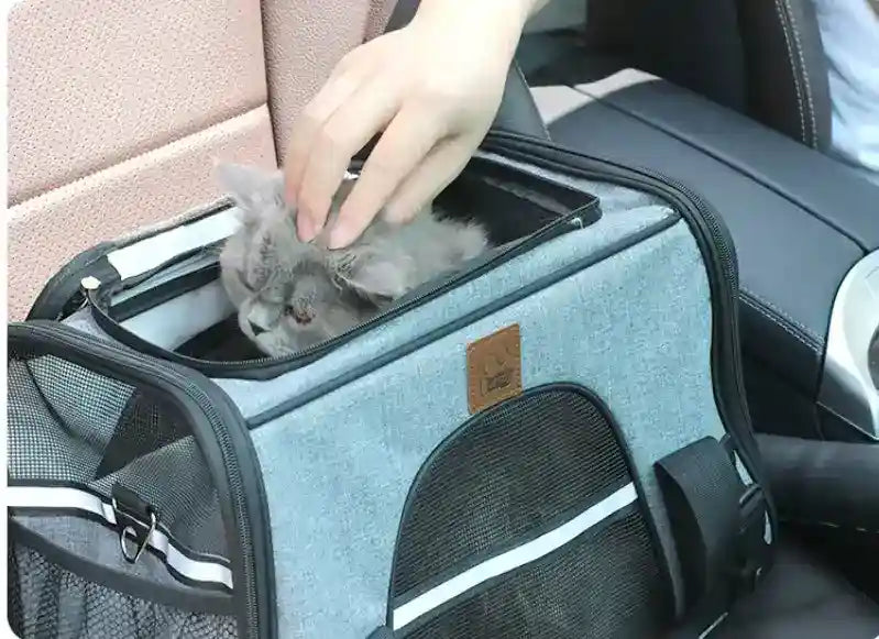 Borsone da Viaggio per Cani con Finestre in Rete by Dog Moda