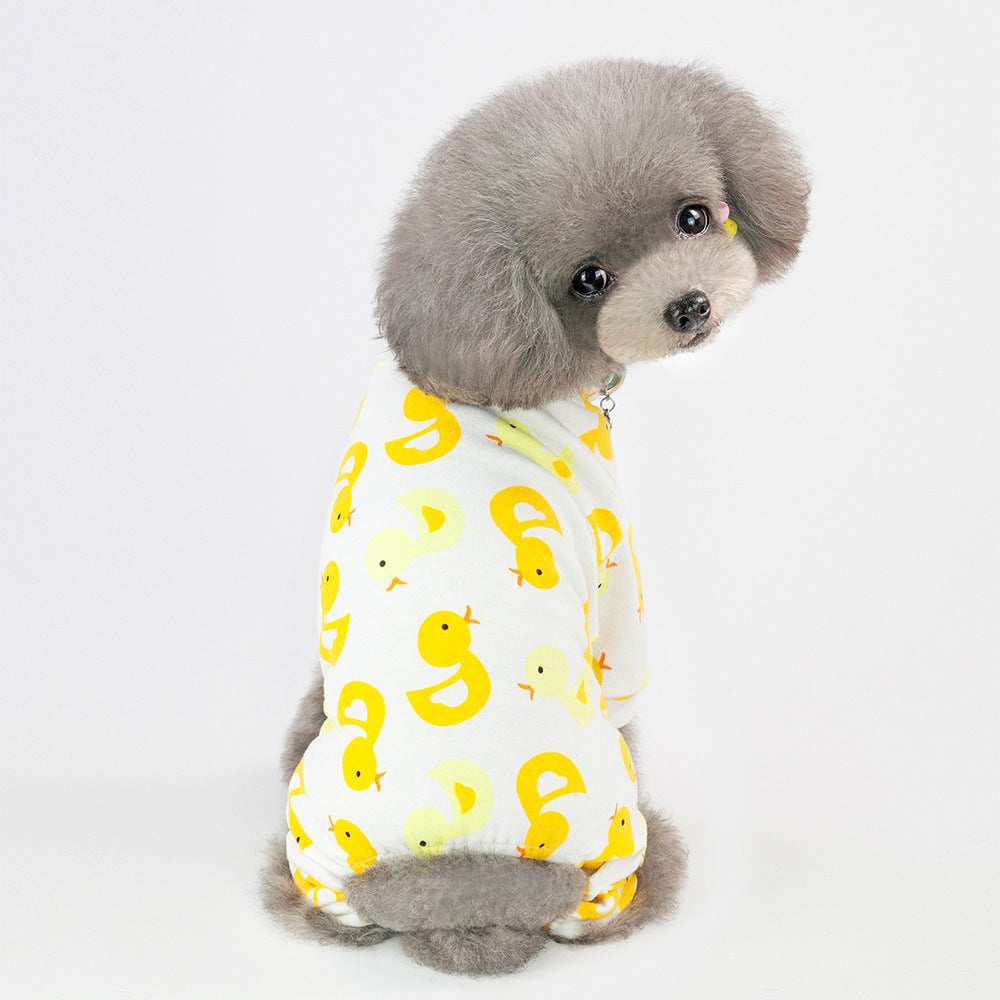 Colorful Cotton Pajamas for Dogs "Does the dog dream?"