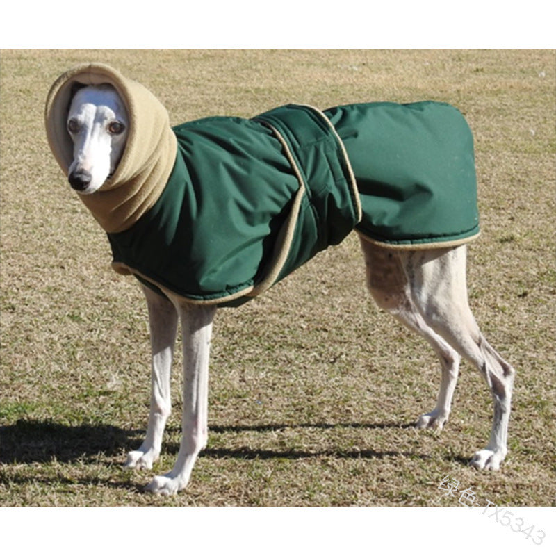 Cappotto per Alano in Pile e Tessuto Tecnico - Comfort e Protezione