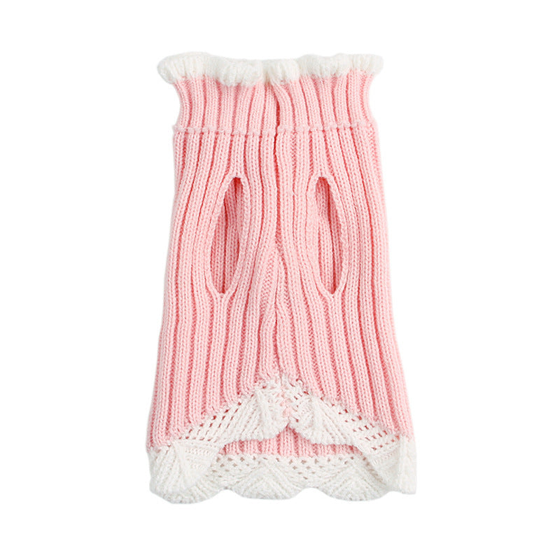 Embroidered Dog Sweater "Pearl"