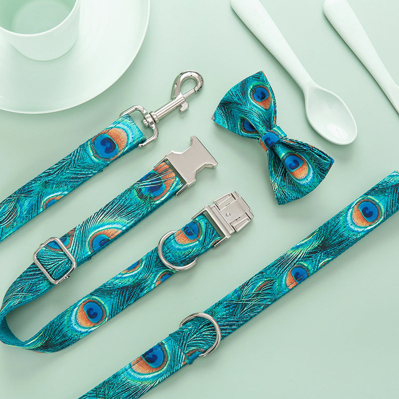 Set Collare Guinzaglio Papillon Cani - Elegante 3 Pezzi by Dog Moda