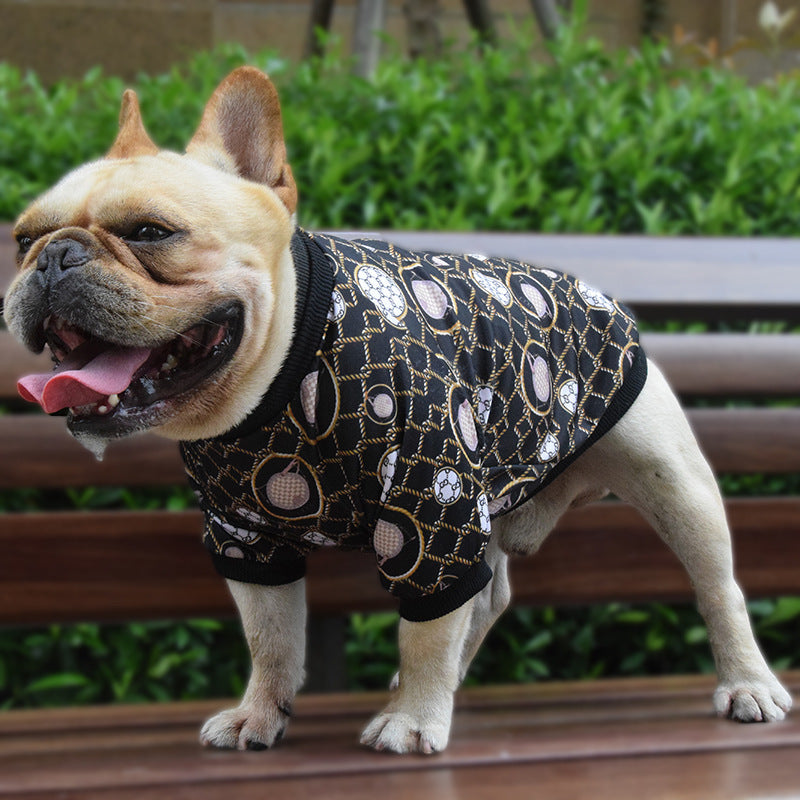 Felpa Jewelry per Cani Bulldog - Abbigliamento Elegante