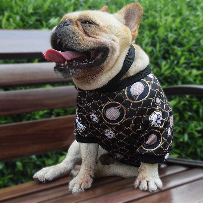 Felpa Jewelry per Cani Bulldog - Abbigliamento Elegante