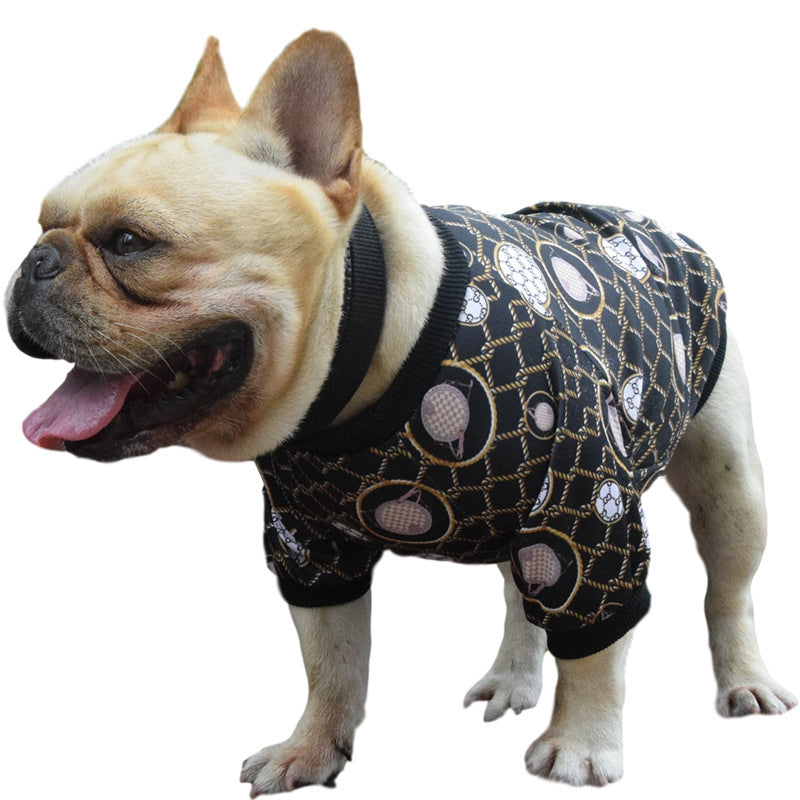 Felpa Jewelry per Cani Bulldog - Abbigliamento Elegante