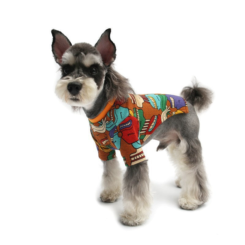 Colorful Dog T-Shirt "Bowie"