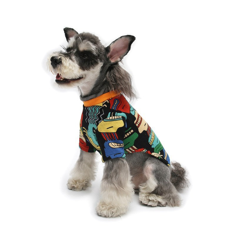 Colorful Dog T-Shirt "Bowie"