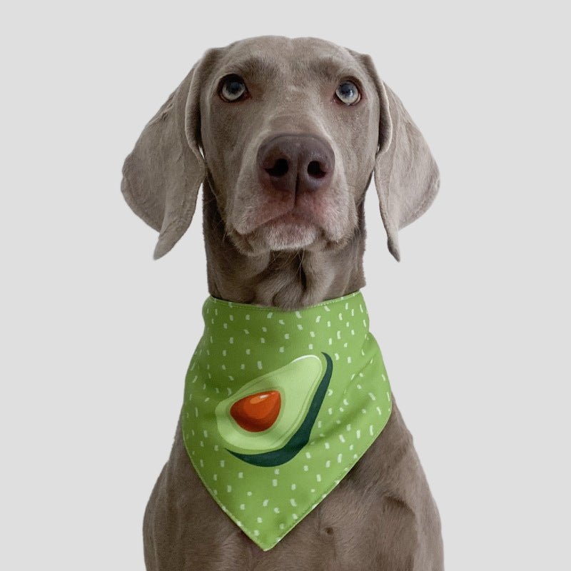 Bandana per Cani Verde "Avocado" – Stile e Comfort per il Tuo Amico a Quattro Zampe