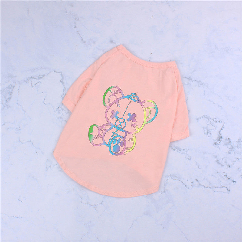 Hunde-T-Shirt „Rebel Bear“ aus reiner Baumwolle