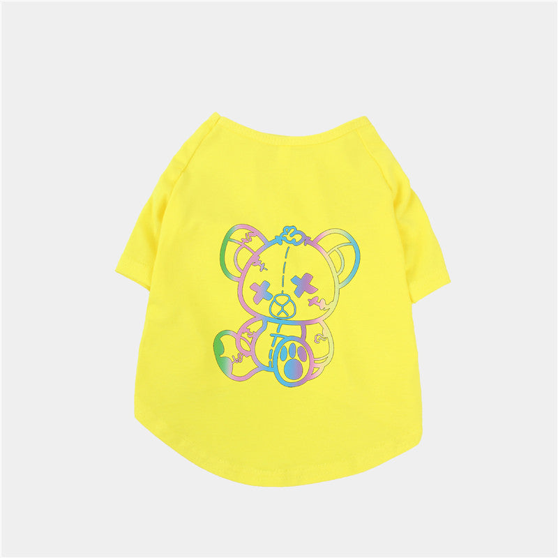 Hunde-T-Shirt „Rebel Bear“ aus reiner Baumwolle