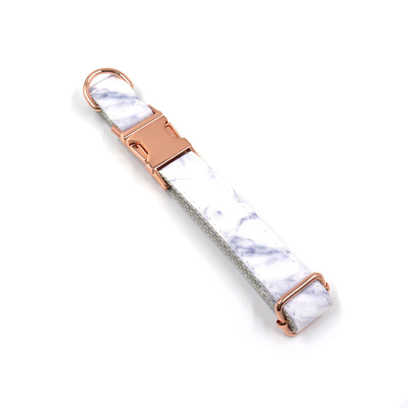 "Ivory" Dog Leash and Collar Set