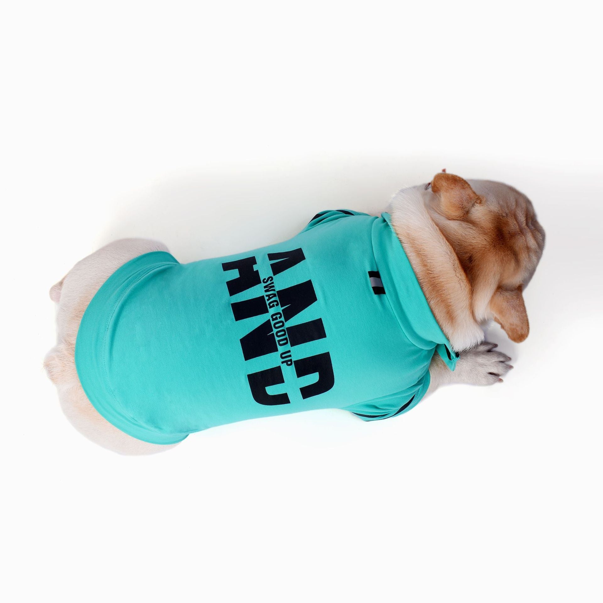 „AND“ Baumwoll-Hunde-T-Shirt