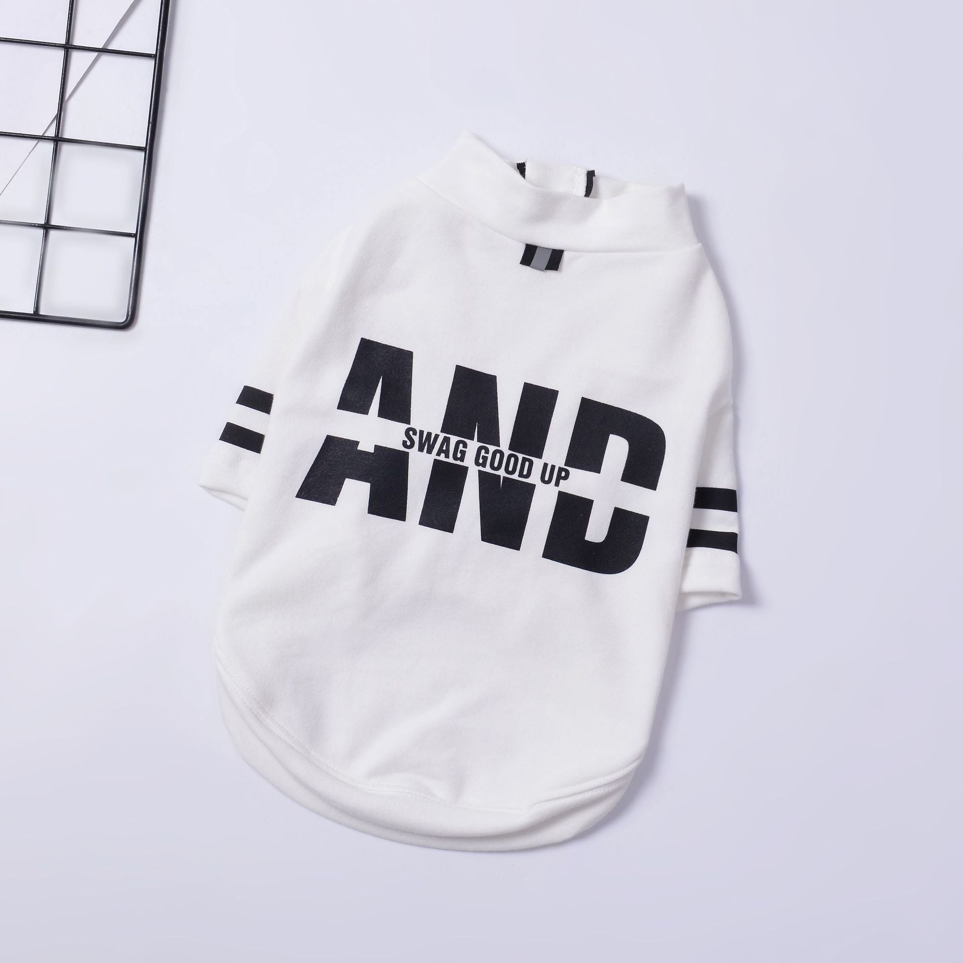 „AND“ Baumwoll-Hunde-T-Shirt
