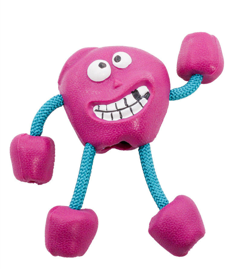 Natural Rope Dog Toy "Crazy Fruit"