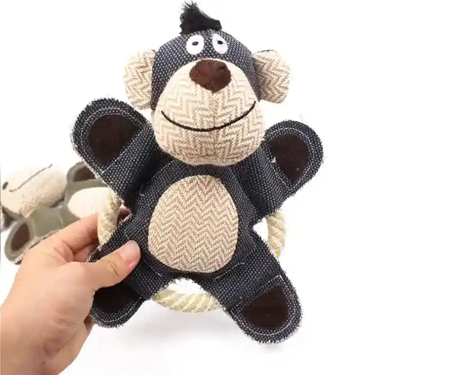 Gioco Peluche Cani con Fischietto - Elefante Maiale Orso by Dog Moda