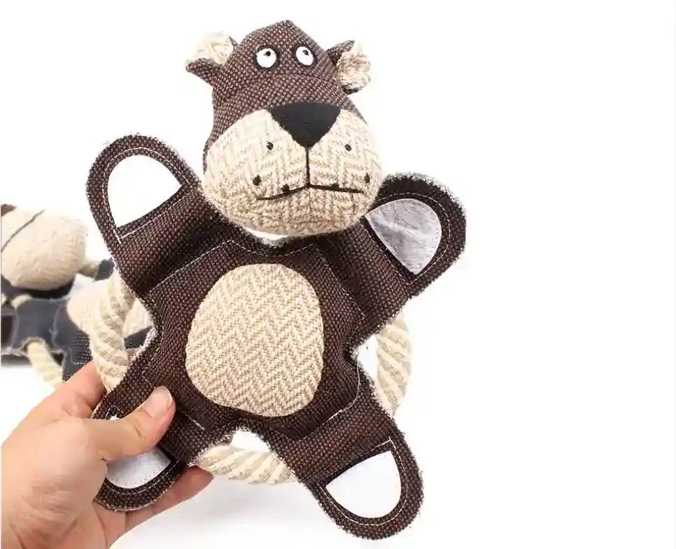 Gioco Peluche Cani con Fischietto - Elefante Maiale Orso by Dog Moda