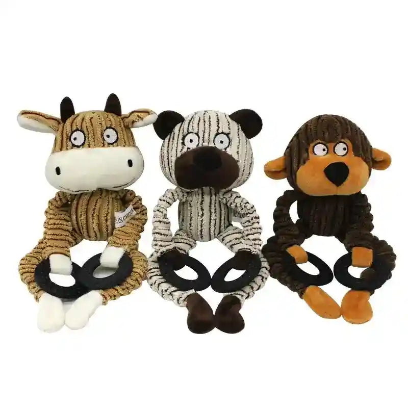 Peluche Sonoro per Cani con Gambe Lunghe - Velluto by Dog Moda