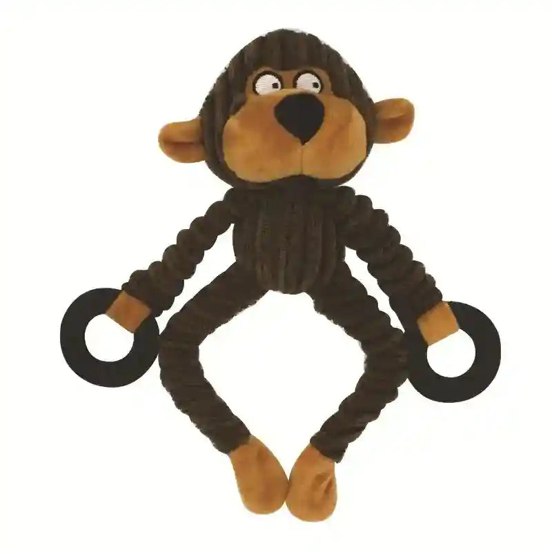 Peluche Sonoro per Cani con Gambe Lunghe - Velluto by Dog Moda