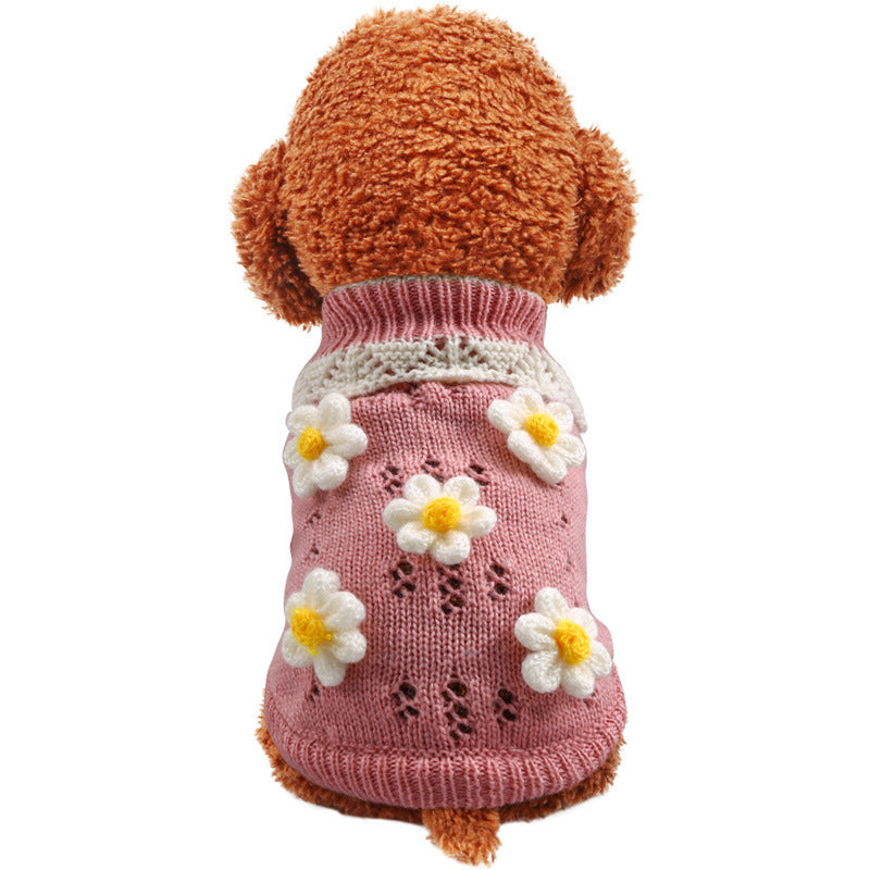 Bestickter Hundepullover „Margherita“