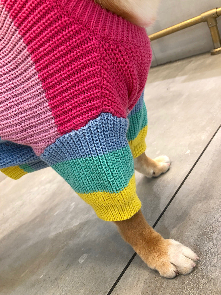 Dog Sweater "Rainbow" - Cheepet