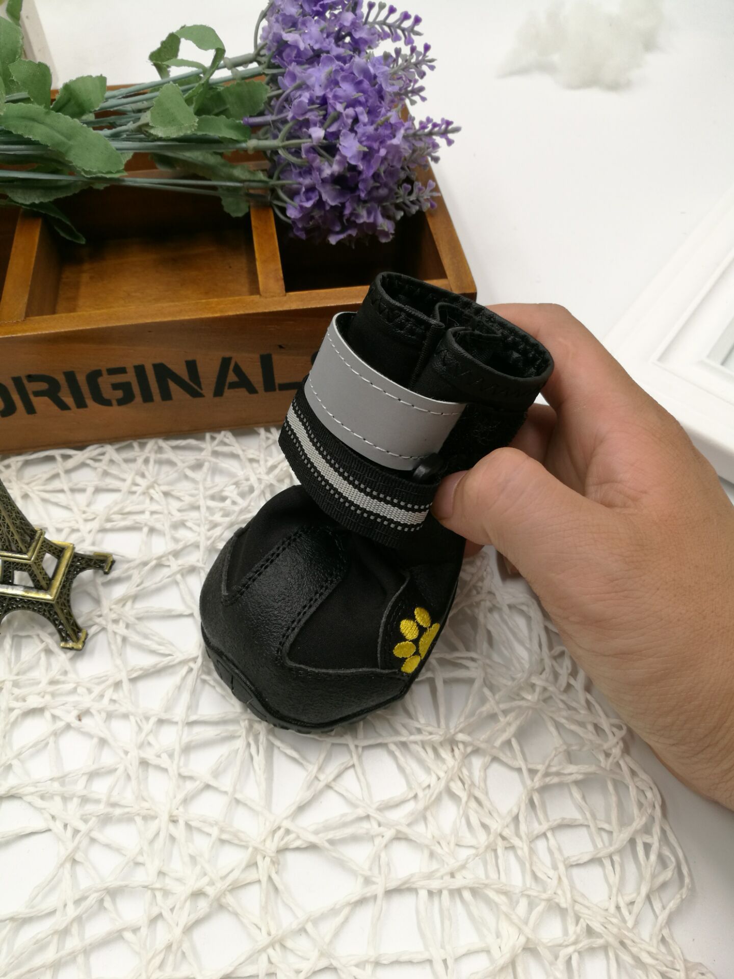 Waterproof Non-Slip Trekking Dog Shoes with Velcro