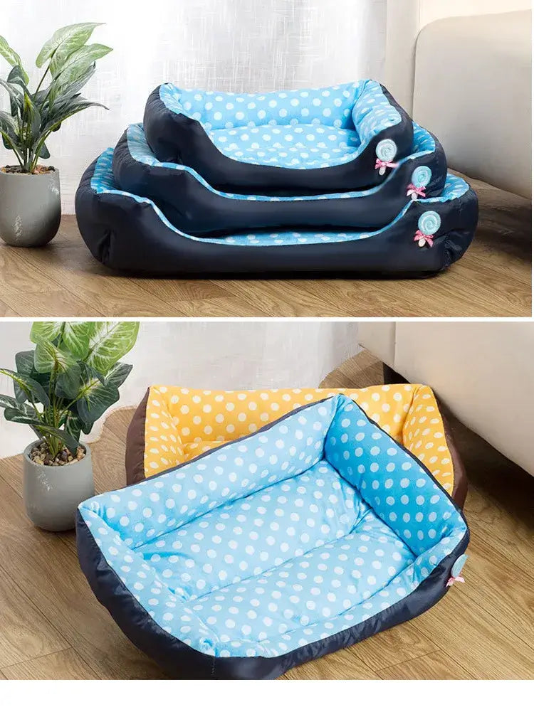 Vadderad LolliPop-bädd för hundar och katter - 3 storlekar