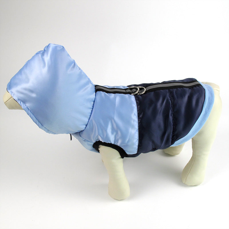 Padded Raincoat for Dogs "Max" – With Harness, Hood and Zip