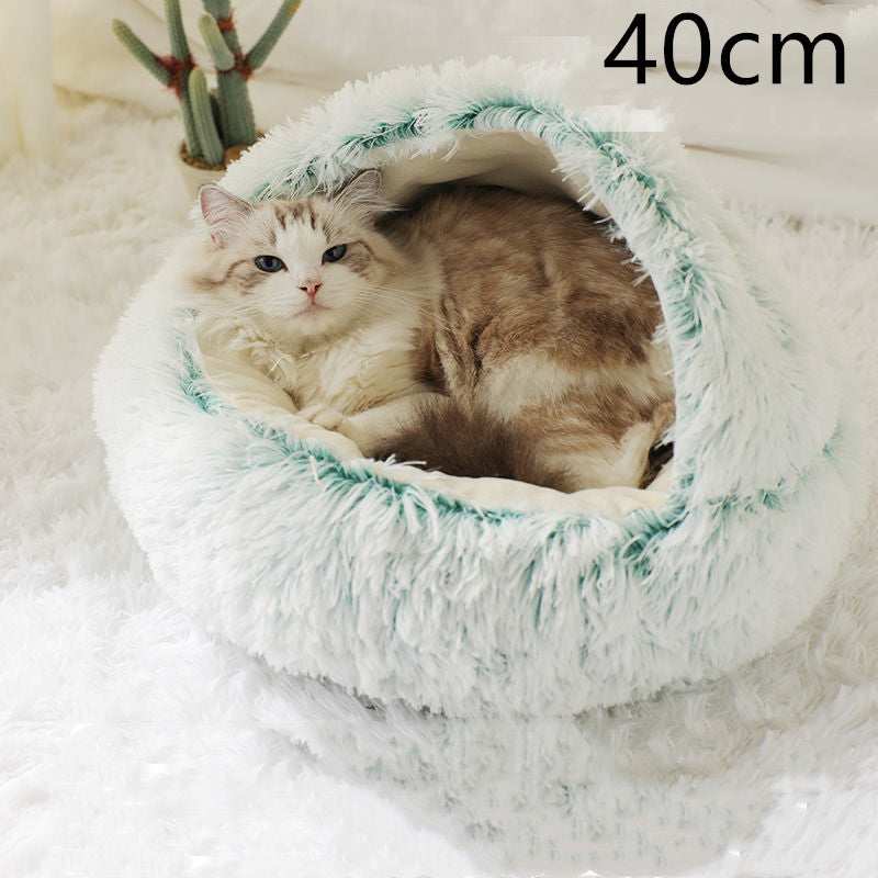 Cuccia Avvolgente "Comfort Ciambella" in Pile con Copertina - Dog Moda