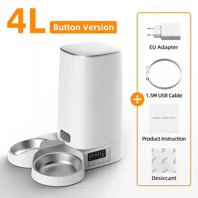 Distributore Automatico Cibo Cani Gatti 4L WiFi by Dog Moda