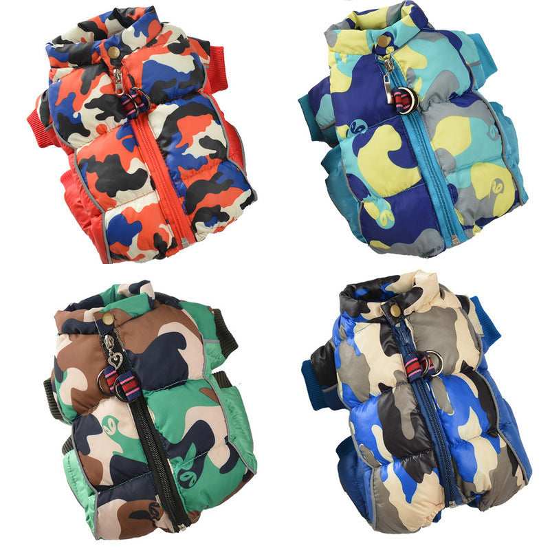 Piumino Imbottito con Quattro Zampe Impermeabile - Modello Snow - Dog Moda